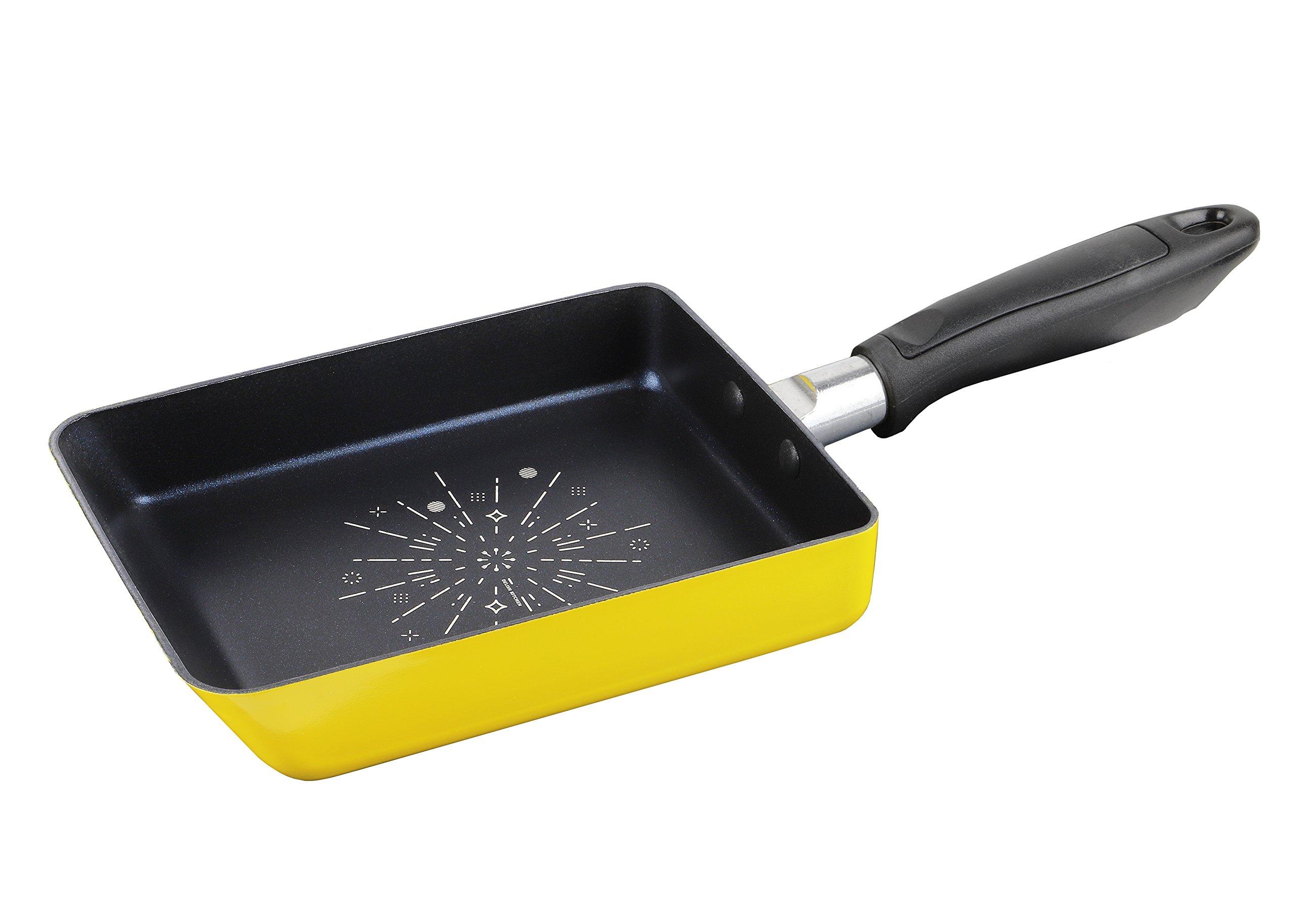 

Delish Kitchen Pearl Metal Egg 13 x 18 IH Cooker, Yellow, cm, Compatible, HB-4241