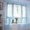 1PC Flying Balloon Tulle Curtain Window Screening Gauze Drape Balcony Voile for Home Hotel Decoration Unwashable Rod Pocket Version