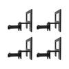 Pack of 4 Heavy Duty Metal Bed Frame Brackets Secure Stabilizers for Bedroom Furniture Easy Installation No Tools Needed