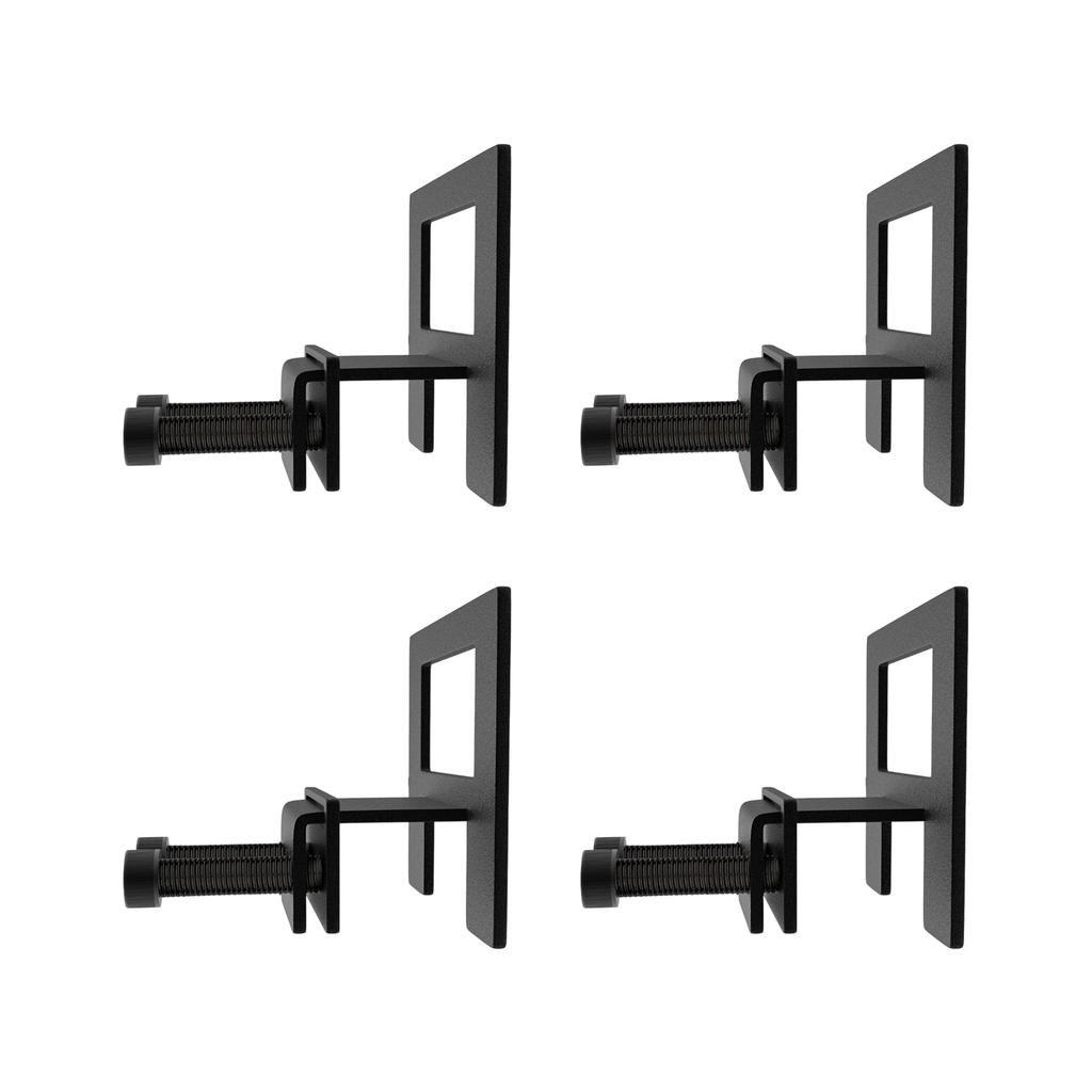 Pack of 4 Heavy Duty Metal Bed Frame Brackets Secure Stabilizers for Bedroom Furniture Easy Installation No Tools Needed