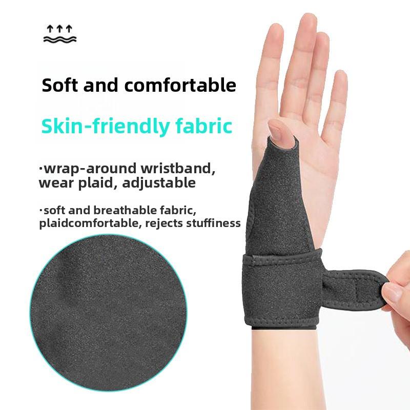 

Tennis Wrap Pressurized Strap Wrist Guard Velcro Free Adjustment Finger Cover Fixed Breathable Multi-color Wrist Guard One size, one pair