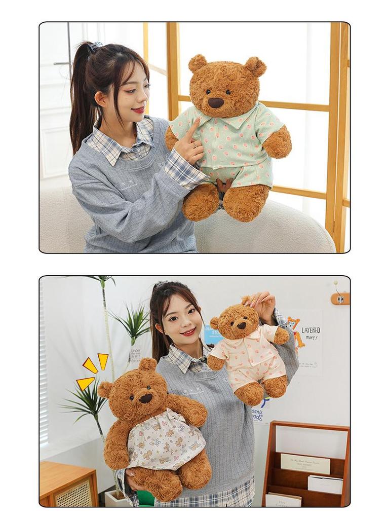 Barcelona Bear: Cute & Soft Children's Plush Doll for Home Decoration