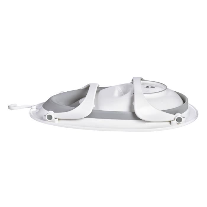 NAKED Baignoire pliable 2 positions gris blanc
