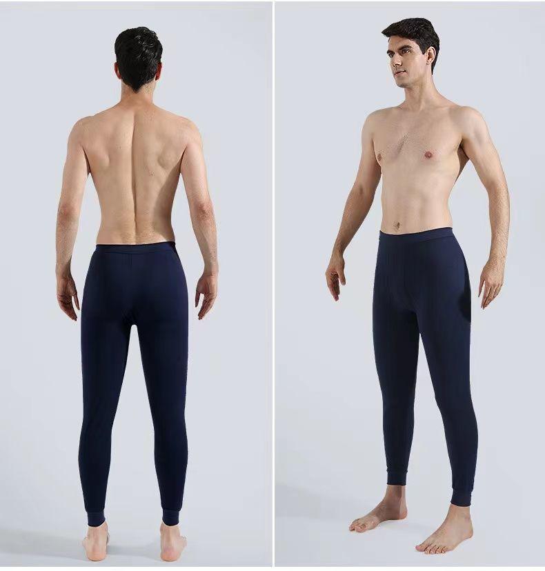 Men's 100% Cotton Lightweight Autumn Trousers - Warm, Comfortable Winter Base Pants