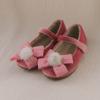 [babyzzam] Girls' Checkered Pompom Flats [Y792-10009]