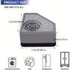 4pcs Shock-Absorbing Pads for Washing Machines Dryers and Refrigerators Anti-Slip Noise Reducing Moisture-Proof Base