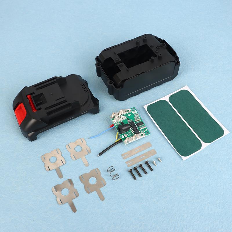New Power Tools Case BMS 21V Battery Storage Box For Wireless Electric Angle Grinder Cutting 18650 Battery Case Without Battery