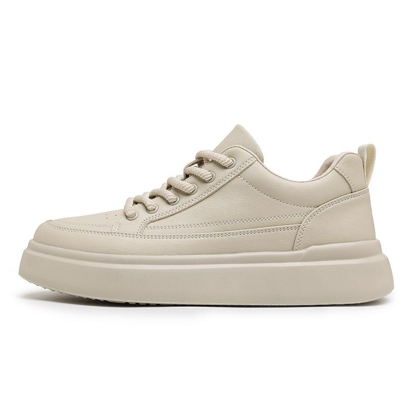 Кожаные повседневные кеды мягкая подошва простые 22 весна новая модель 39 абрикосовый