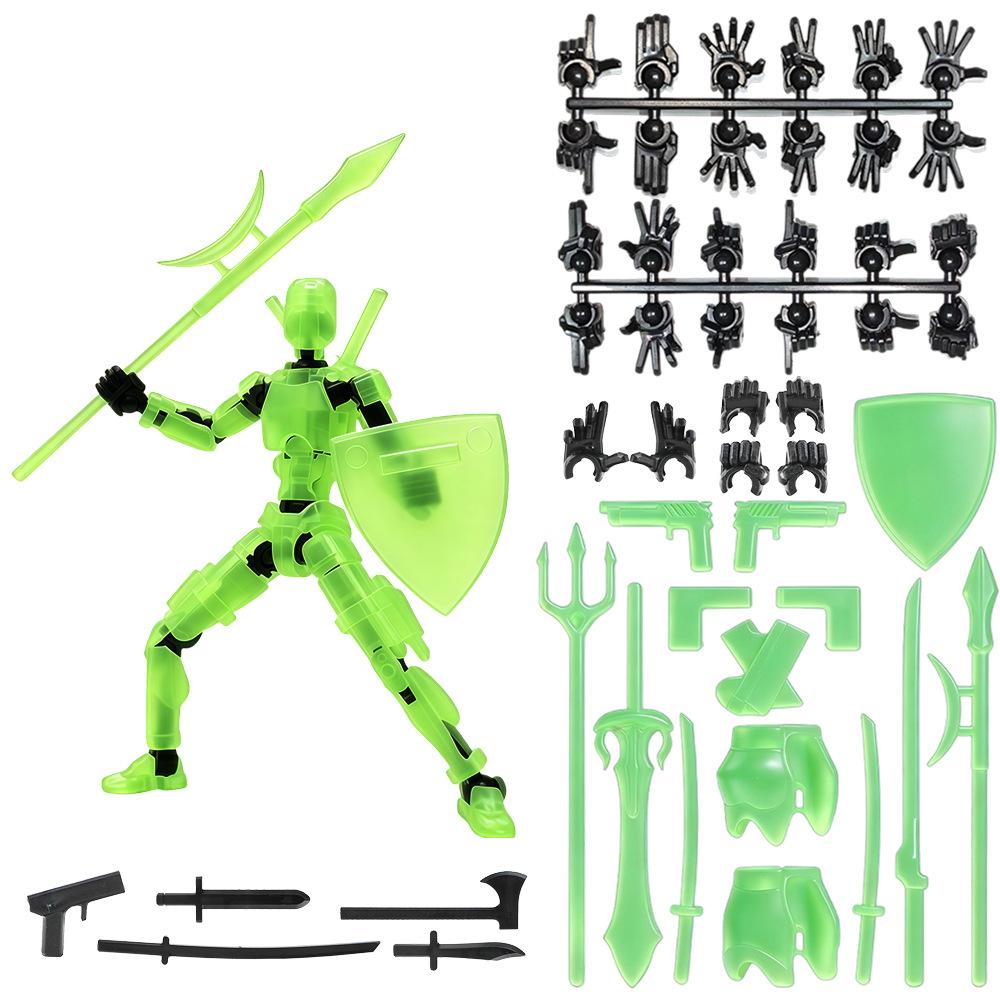 Newest!!! Magnetic Attraction 3D Printed Dummy T13 DIY Multi-jointed Man and Woman Lucky Doll  Movable Shapeshift Robot Toys