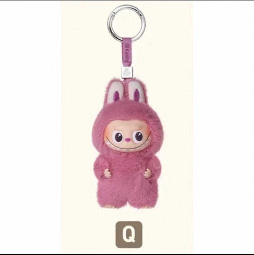 Cute Labubu New 4th Gen Mini Vinyl - Face Plush Blind Box: Ideal Backpack Accessory, Keychain & Christmas Gift, Also a Fun Children's Hand Puppet Toy