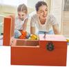 Leave Me Alone Electronic Useless Box Wood Color Wooden Useless Box Novelty Useless Box  Kids Toy