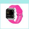 Para Fitbit Blaze Pulseira de Silicone Genuíno Com Fivela de Cartão Para Uso Esportivo e Casual