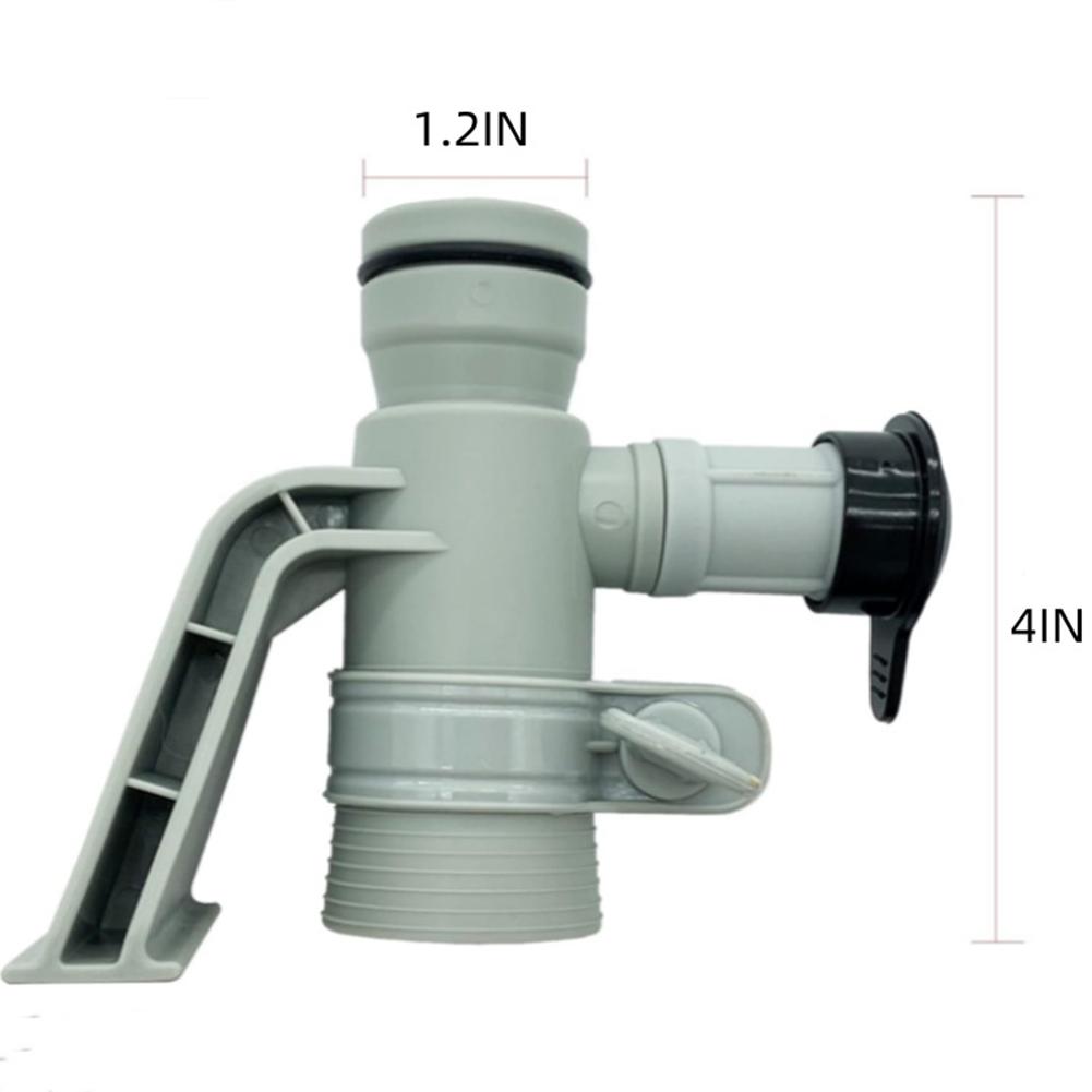 Plastic Pool Tank Plunger Valve For 637R 12363 Pool Hose Adapter Adjustable Plunger Valve Ground Pool Plunger Valve System
