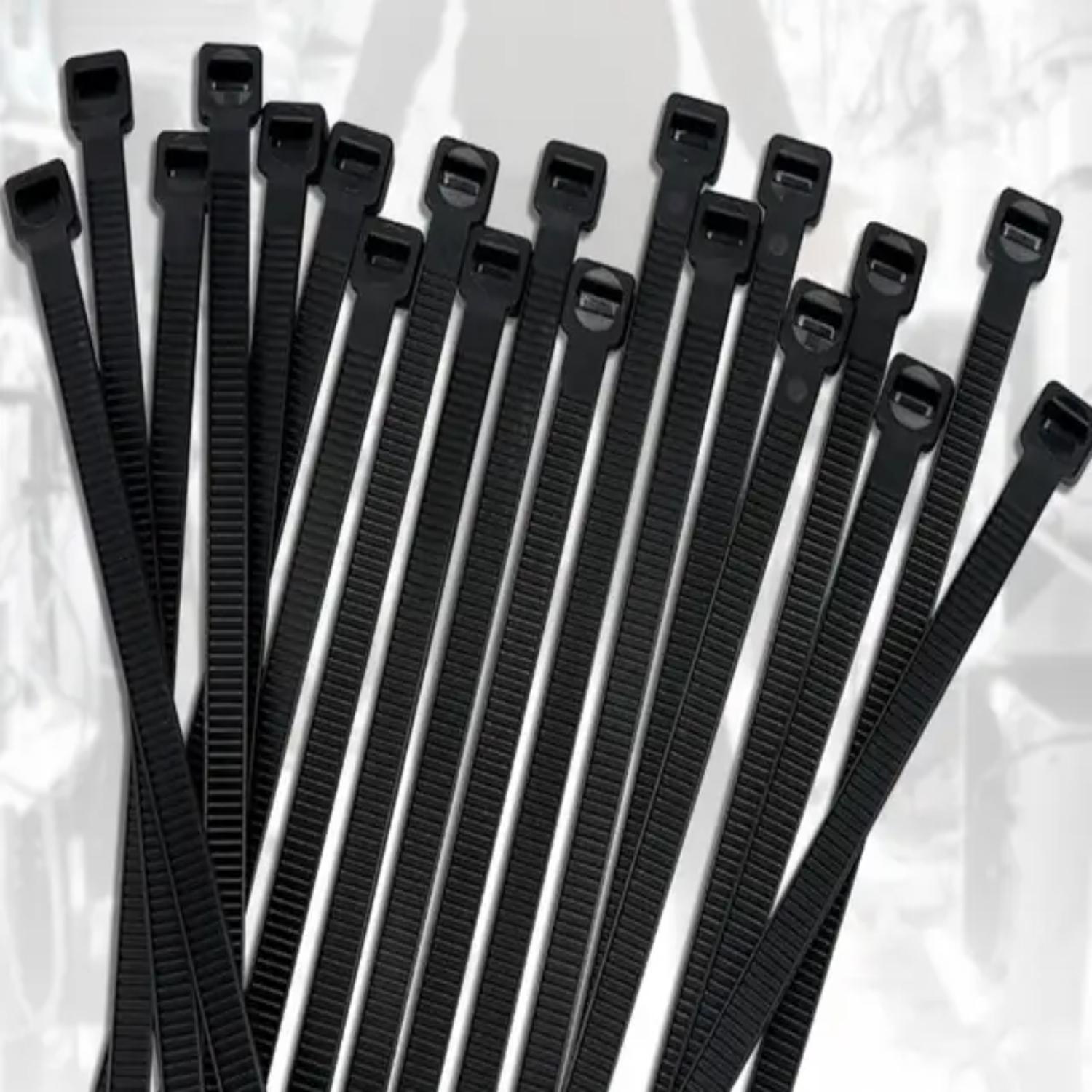 

Міцний чорний високоміцний антикорозійний і антифризний нейлоновий самозамикаючийся 100 шт.