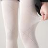 Jacquard Knitted Pantyhose High Elastic Leggings Sexy Slim Stockings  Female Lingerie