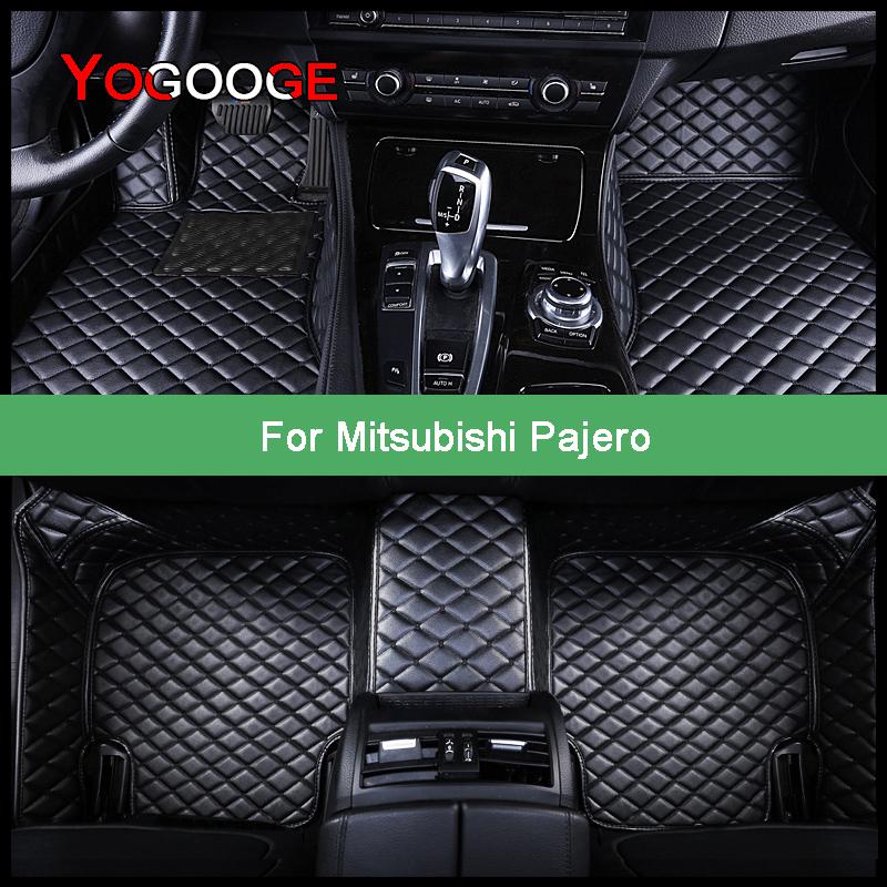 

Автомобильные коврики YOGOOGE на заказ для Mitsubishi Pajero V93 V97 V73 V77, аксессуары для ног