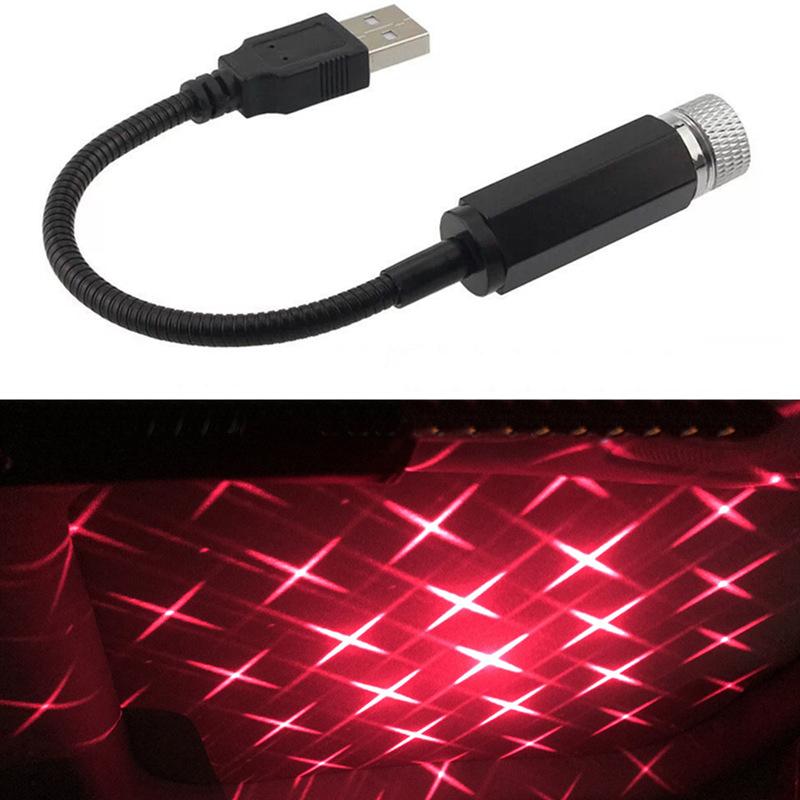 USB Auto Projektor LED Sternenhimmel Projektor Licht Romantisches Autozubehör Innenraum Dekoration Autodach Himmel Sternenlicht