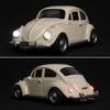 1:18 1955 Volkswagen Beetle Classic Car Simulation Diecast Metal Alloy Model Car Sound Light Pull Back Collection Kids Toy Gifts