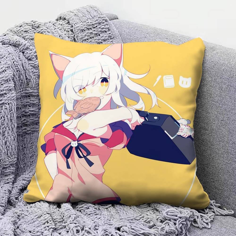 Monogatari Series Anime Home Sofa Cushion Covers And Aecorative Custom Pillow Covers