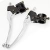 HIAORS Silver Left Right 7/8" 22Mm Clutch Brake Handle Levers Perch For XR80 XR100 CRF70 CRF70F CRF80 CRF100 XR200R CRF450R XR100 XR250 Xtreme 125Cc