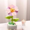 Music Flower Box Compatible Building Blocks Bouquet: Sunflower & Carnation Toy for Children and Teachers