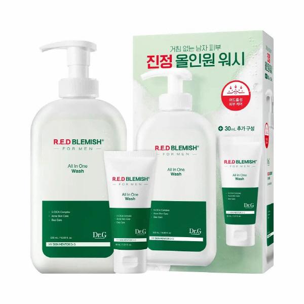 Dr.G Red Blemish For Men All-In-One Wash 500ml 500ml