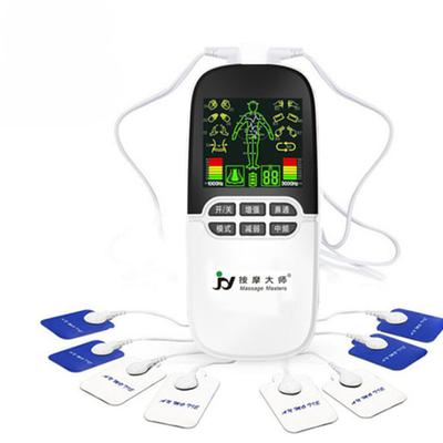 Multifunctional Color Screen Massager, Household Dual Output Digital Physiotherapy Instrument, Massage Master Physiotherapy Instrument