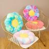 Kawaii Rainbow Sun Flower Cushion Plush Pillow Toy Soft Cartoon Plant Stuffed Doll Chair Cushion Car Decor Lovers Birthday Gifts