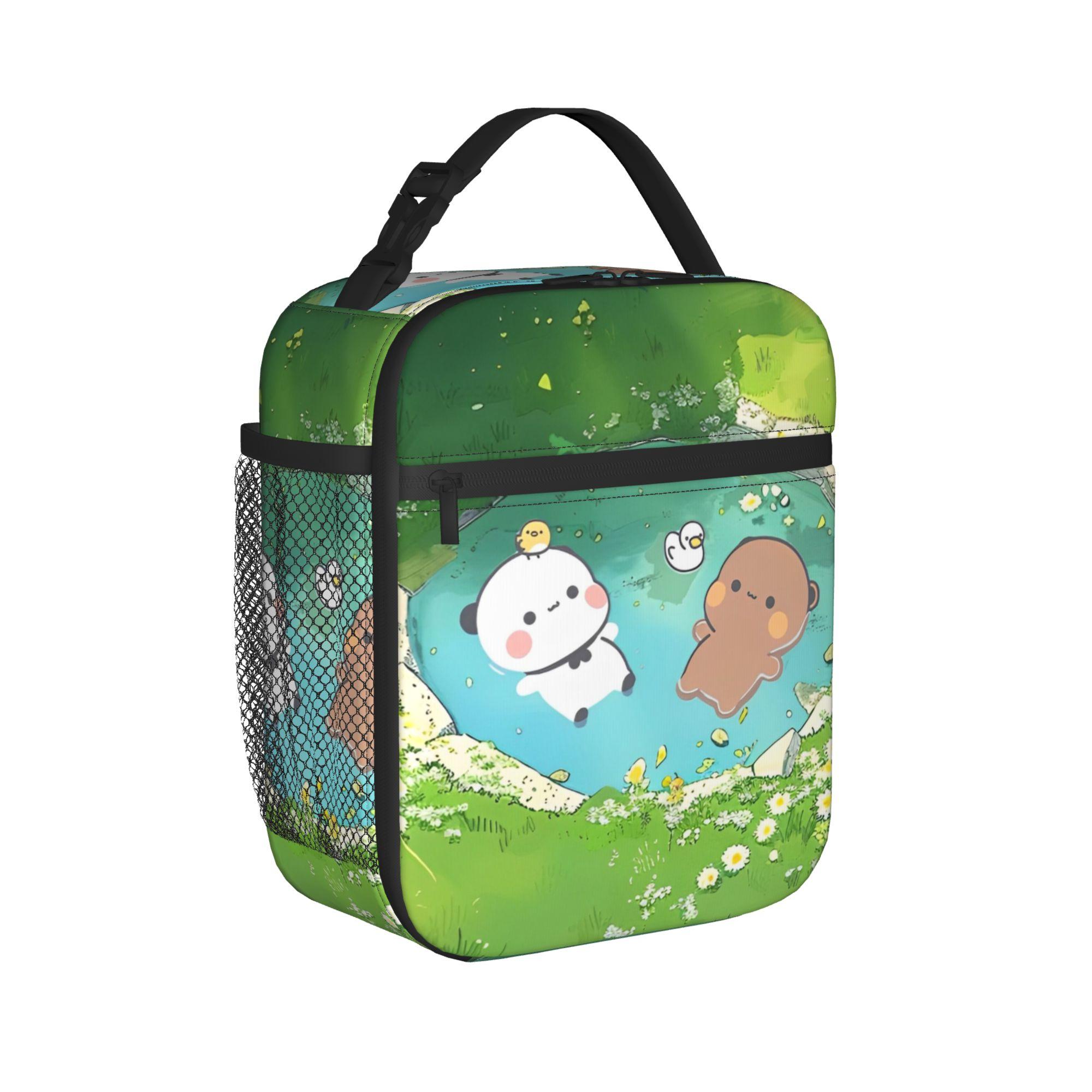 Bear Cartoon Cute Bubu Dudu Thermal Insulated Lunch Bag for Picnic Reusable Bento Box Thermal Cooler Lunch Boxes One Size
