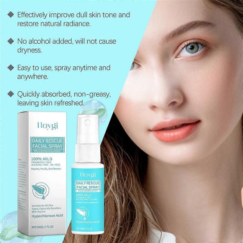 Sprej s kyselinou chlornou, Sprej s kyselinou chlornou, Pleťová tonizační voda, Pleťová tonizační voda s čistou kyselinou chlornou, Hydratační, na obličej, Vhodný pro všechny