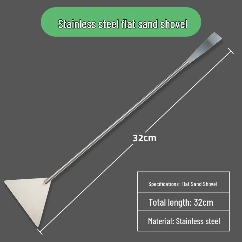 Aquarium Plant Care Set: Stainless Steel Curved Scissors, Tweezers, and Trimming Tools for Aquatic Landscaping and Cleaning.