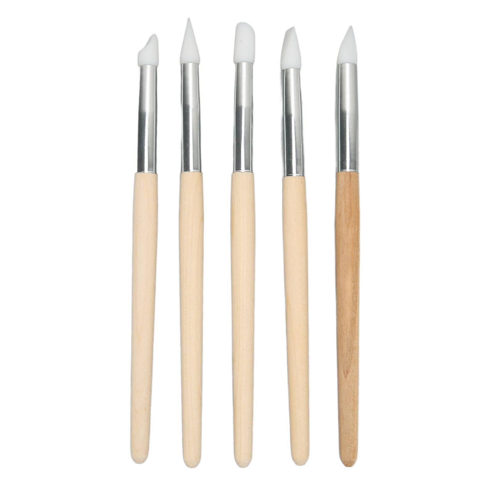 

5 шт., инструмент для чистки циферблата часов, многофункциональный набор силиконовых кистей для царапин, набор ручек для ремонта часов