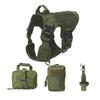 Tactical Nylon Dog Vest Harness for Medium To Large Breeds