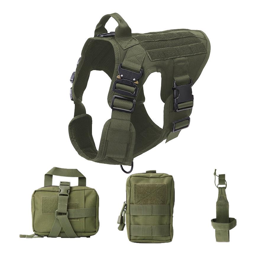 Tactical Nylon Dog Vest Harness for Medium To Large Breeds