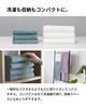 Mini Bath Imabari Set of Medium 44 x Made in Towel of Ash [aso] Towel, Towel, 4, Thickness, 100cm, 100% Cotton, Japan, Everyone's (Set 4, Purple)