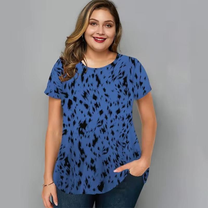 Женская футболка с леопардовым принтом — фото 4