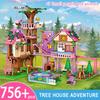 Non-Toxic Creative Dream Friendship Tree House Building Blocks Forest View Diy Tabletop Decorations Birthday Halloween Christmas Gifts