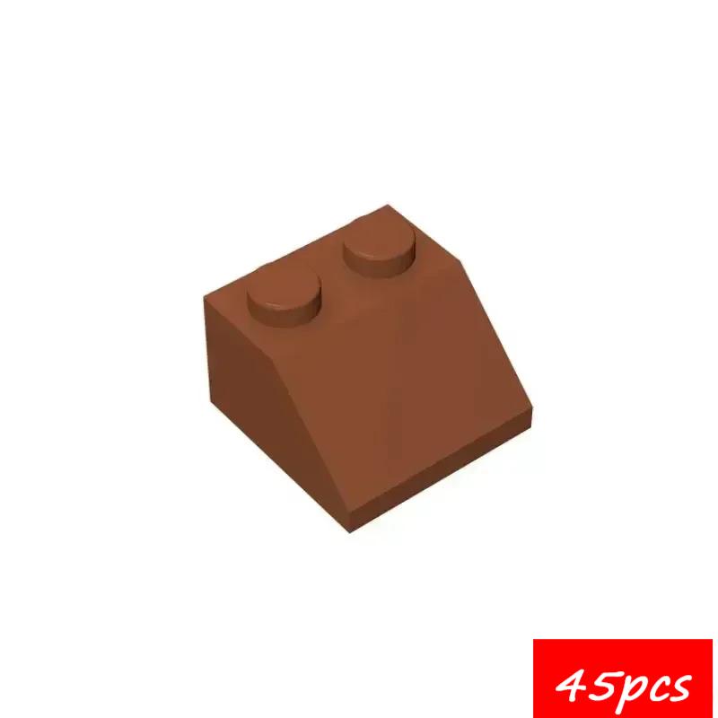 45PCS Assembles Particles 3039 Slope 45 2x2 Bricks Building Blocks Parts  DIY Assembly Educational Toys For Children Kids Gift