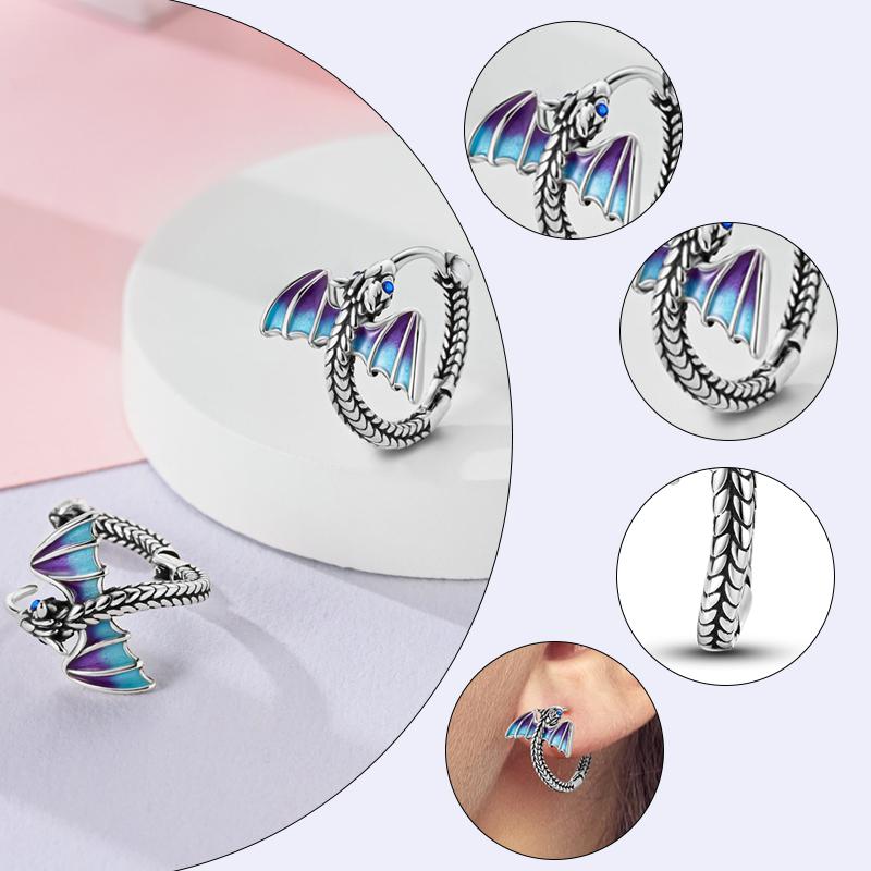 Hoop Earring New 925 Silver Earring Women Drop Earring For Wedding Engagement Birthday Party Fashion Jewelry Gift