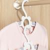 Hangers for Closet, Non-Slip Clothes Hangers, Pink  Grey Adjustable Toddler Hanger for Girl Boy Hangers, Space Saving