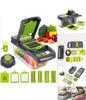 Vegetable Cutter Fruit Slicer Grater Shredder Drain Basket Slicer 8 In 1 Gadgets