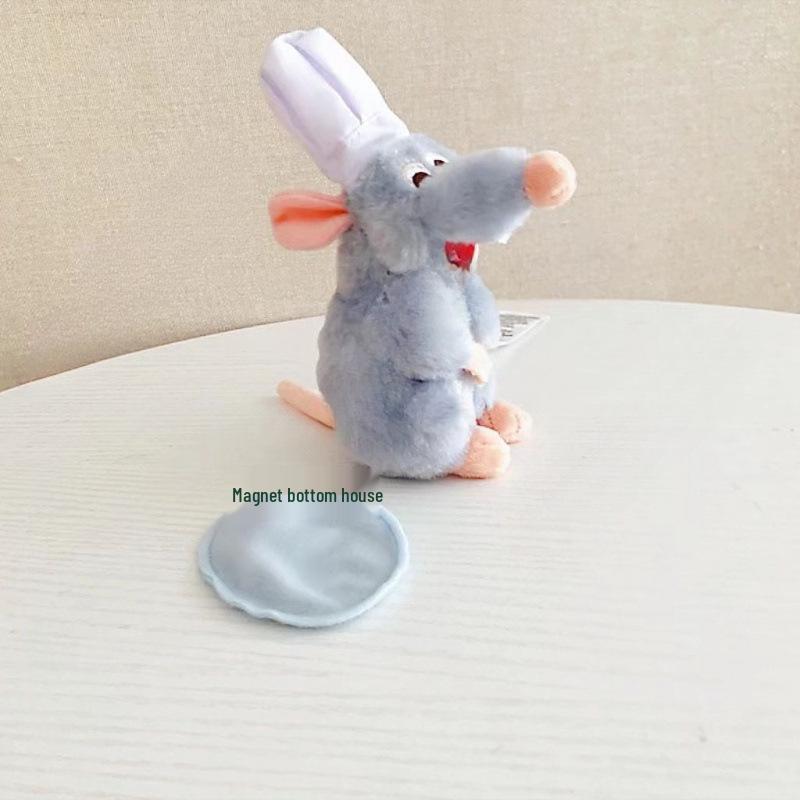 Adorable Ratatouille Plush Toy with Shoulder Magnet & Free Shipping
