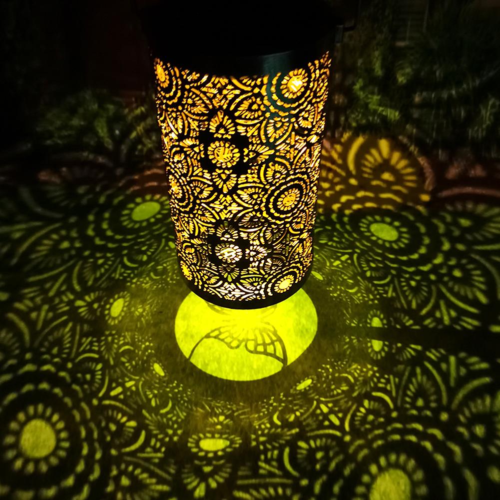 Butterfly/Flower/Leaves Solar Lanterns Waterproof Outdoor LED Lights Outdoor Solar Landscape Lights for Patio Yard Pathway Decor