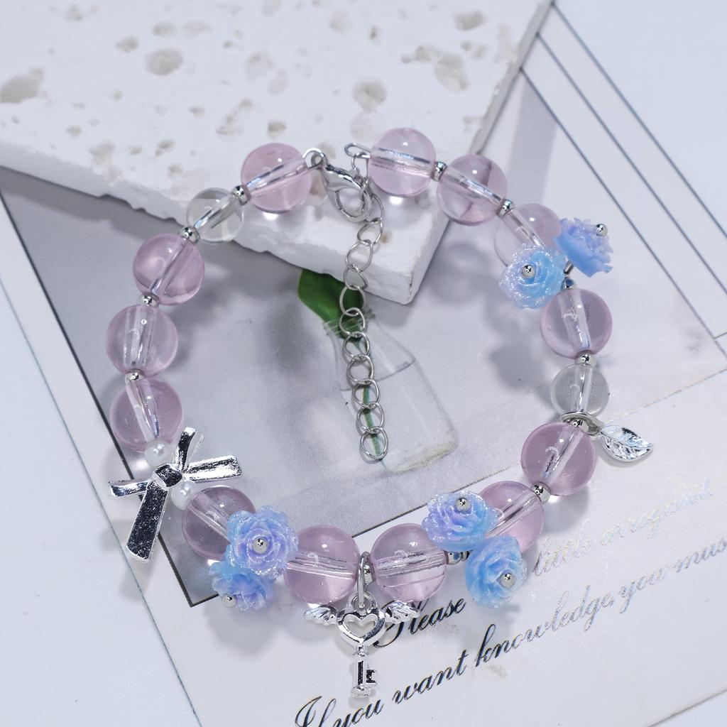Mori Style Mermaid Crystal Bracelet – Versatile Niche Design for Women, Ideal for Students and Best Friends