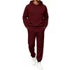 Ensemble Sweat à capuche Sweatshirt Homme Couleur Tenue Décontractée Deux Pièces pour Printemps et Automne