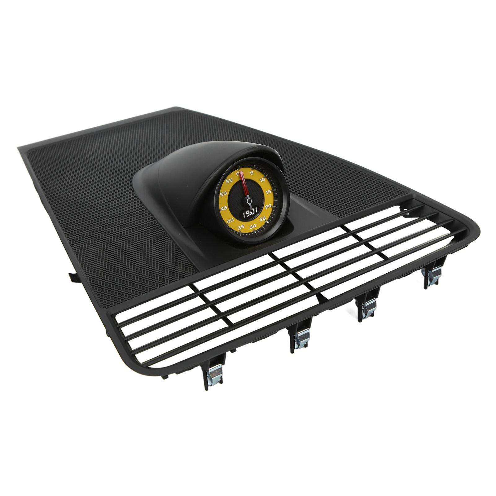 

Dash Clock Trim Stopwatch 971 858 122 A Black ABS Replacement for Panamera 2017‑2020Yellow Stopwatch