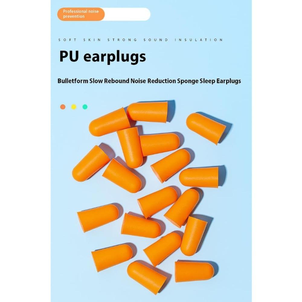 120pcs Super Soft Foam Earplugs for Sleeping Noise Cancelling Ear Plugs for Snoring Studying Traveling and Loud Noise