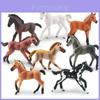 Realistic Pvc Belgian Foal Model Toy Beautifully Crafted Purebred Horse Figurine