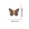 1/5Pcs Moon Star Pattern Brooch Vintage Floral Butterfly Enamel Pin Set For Coat Collar Lapel Pins Metal Badges Jewelry Gift
