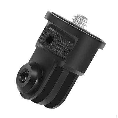 Mini Adapter with 1/4 Inch Screw Aluminum Alloy for Camera Monopod Selfie